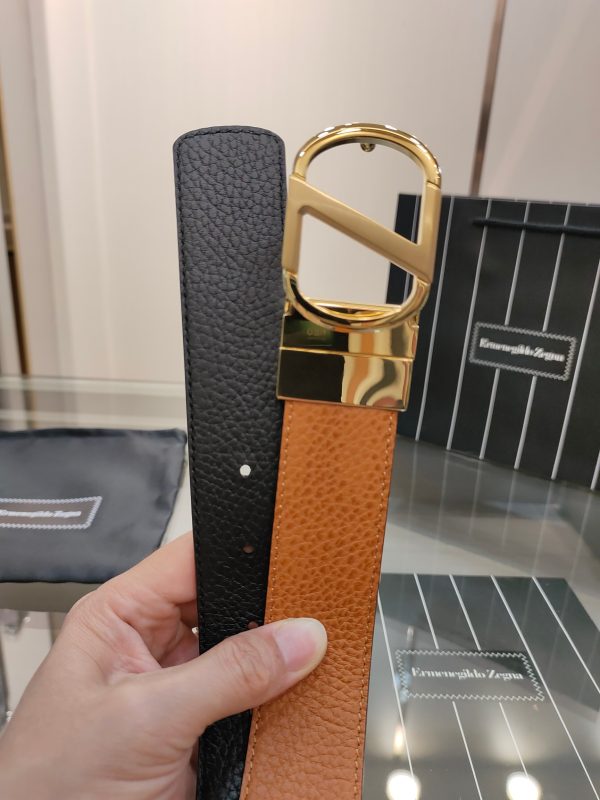 Genia thắt lưng đàn ông rộng 3.5cm với lớp da đầu