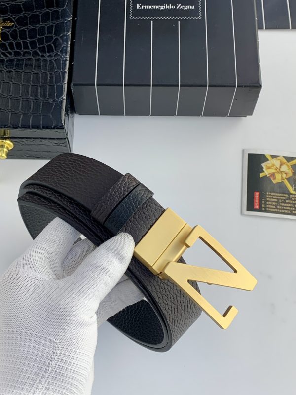 Genia thắt lưng đàn ông rộng 3.5cm với lớp da đầu