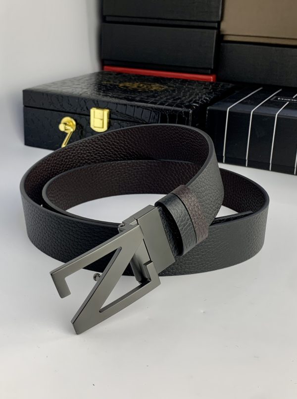 Genia thắt lưng đàn ông rộng 3.5cm với lớp da đầu