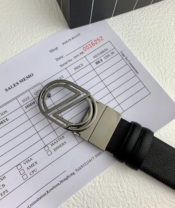 Genia thắt lưng đàn ông rộng 3.5cm với lớp da đầu