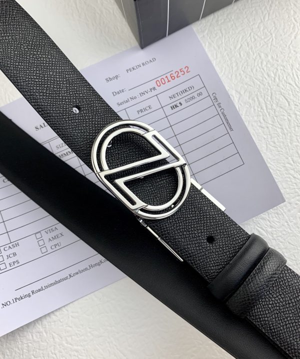 Genia thắt lưng đàn ông rộng 3.5cm với lớp da đầu