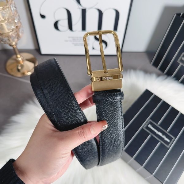 Genia thắt lưng đàn ông rộng 3.5cm với lớp da đầu