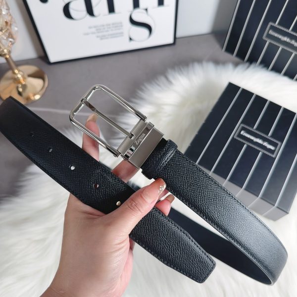 Genia thắt lưng đàn ông rộng 3.5cm với lớp da đầu