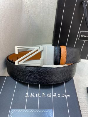Genia thắt lưng đàn ông rộng 3.5cm với lớp da đầu