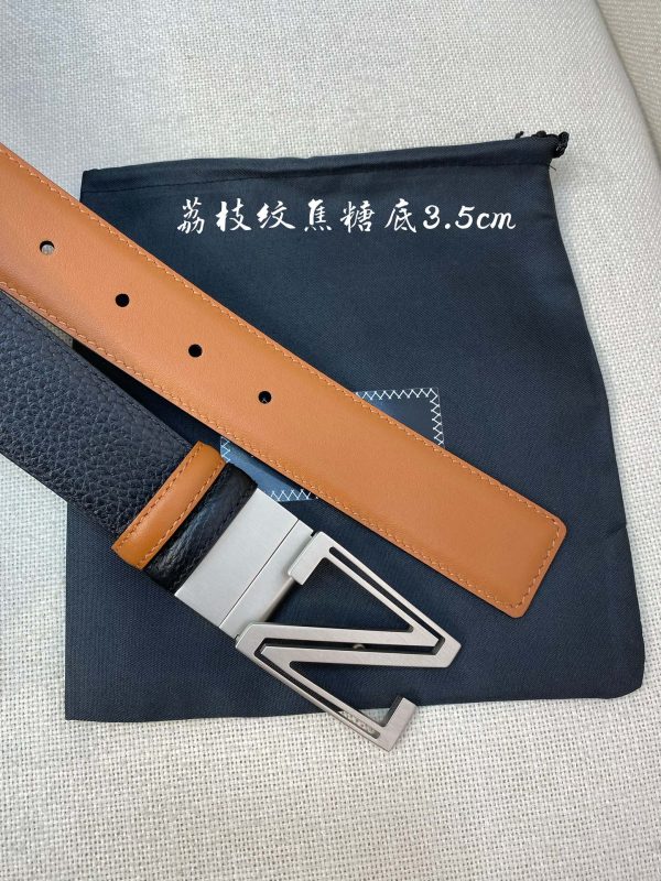 Genia thắt lưng đàn ông rộng 3.5cm với lớp da đầu