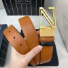 Genia thắt lưng đàn ông rộng 3.5cm với lớp da đầu