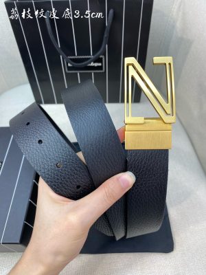Genia thắt lưng đàn ông rộng 3.5cm với lớp da đầu