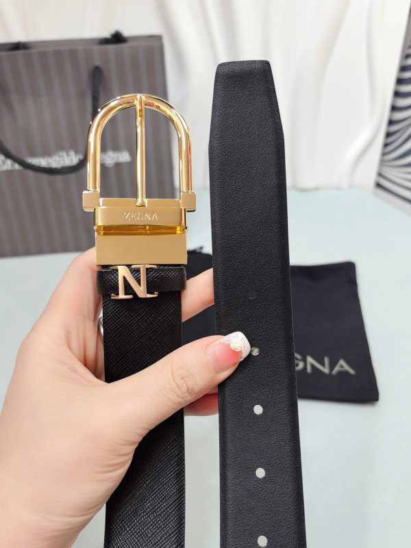 Genia thắt lưng đàn ông rộng 3.5cm với lớp da đầu