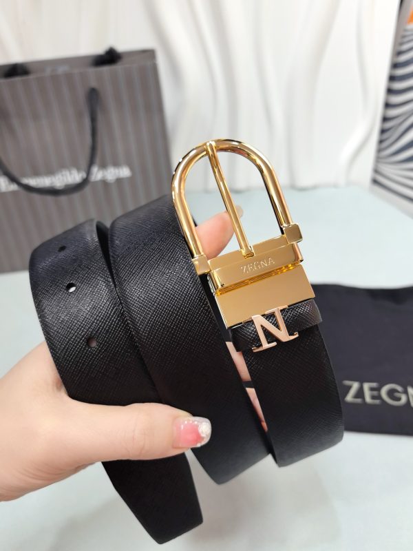 Genia thắt lưng đàn ông rộng 3.5cm với lớp da đầu