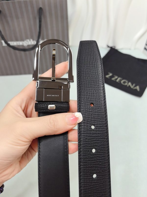 Genia thắt lưng đàn ông rộng 3.5cm với lớp da đầu