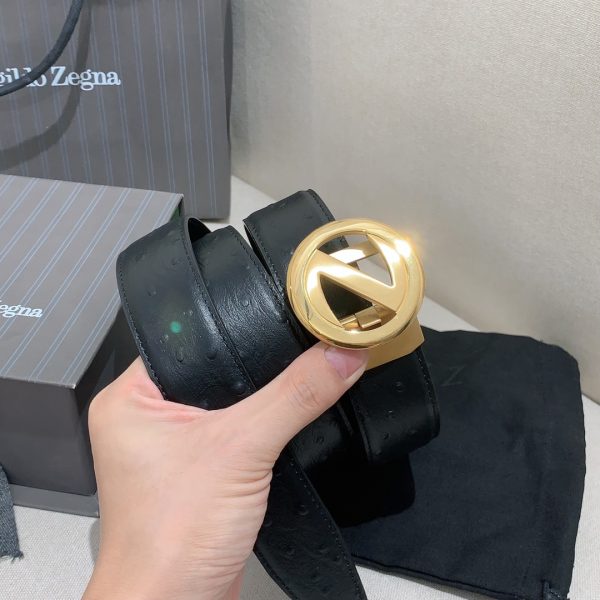 Genia thắt lưng đàn ông rộng 3.5cm với lớp da đầu