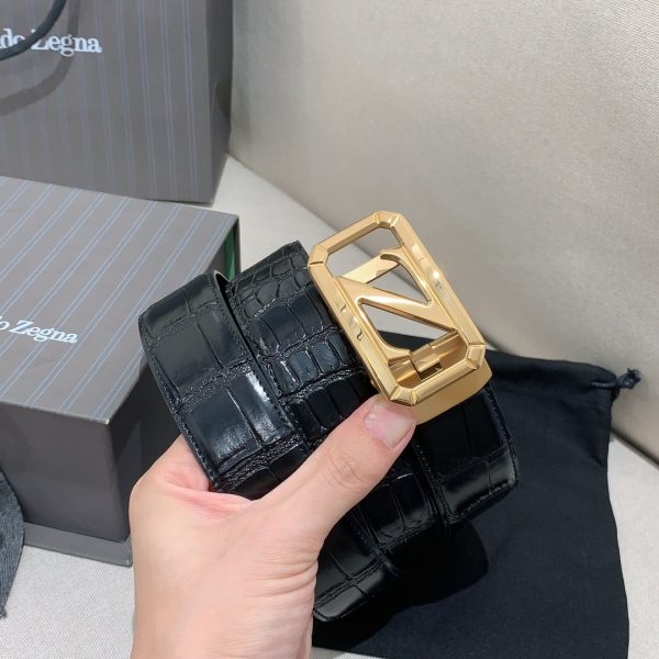 Genia thắt lưng đàn ông rộng 3.5cm với lớp da đầu