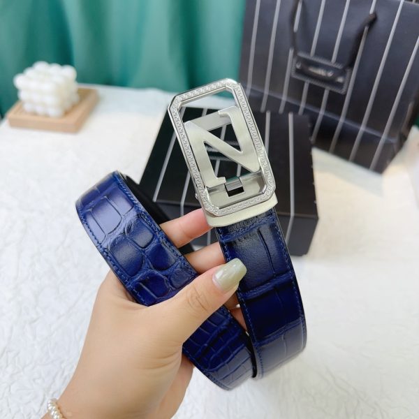 Genia thắt lưng đàn ông rộng 3.5cm với lớp da đầu