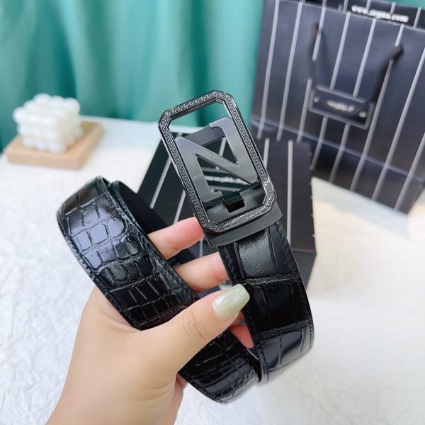 Genia thắt lưng đàn ông rộng 3.5cm với lớp da đầu