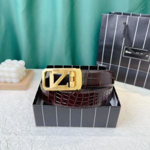 Genia thắt lưng đàn ông rộng 3.5cm với lớp da đầu
