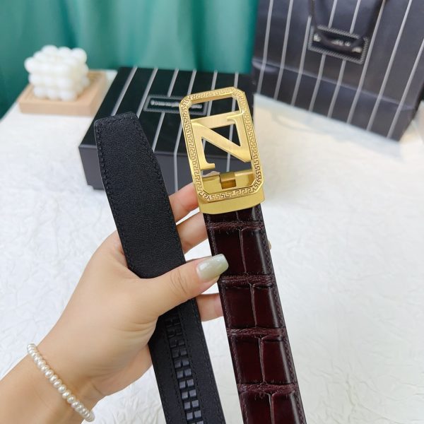 Genia thắt lưng đàn ông rộng 3.5cm với lớp da đầu