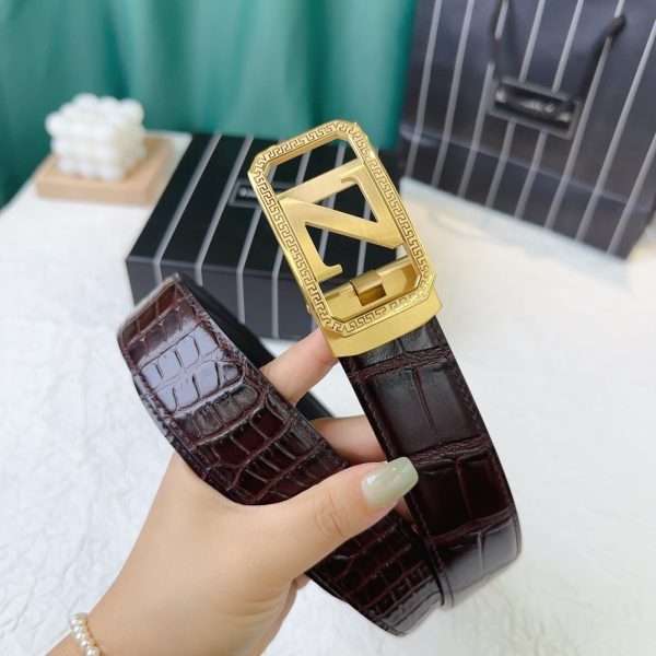 Genia thắt lưng đàn ông rộng 3.5cm với lớp da đầu