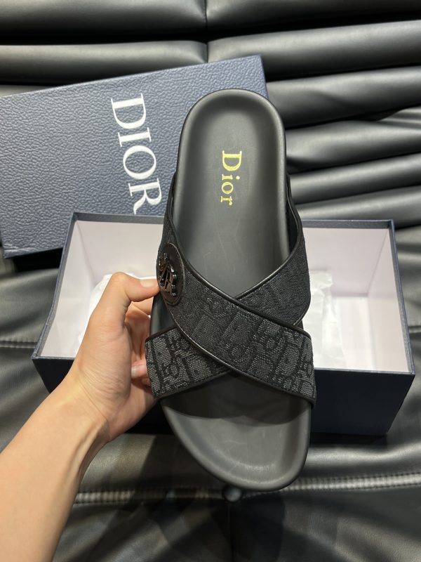 Dio*: Giày dép cổ điển dành cho nam giới, chất liệu cao cấp, nguyên bản, vải vải bông