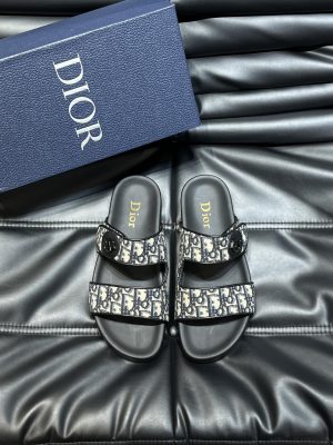 Dio*: Giày dép cổ điển dành cho nam giới, chất liệu cao cấp, nguyên bản, vải vải bông