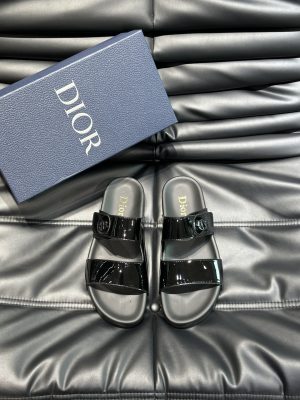 Dio*: Giày dép cổ điển dành cho nam giới, chất liệu cao cấp, nguyên bản, vải vải bông