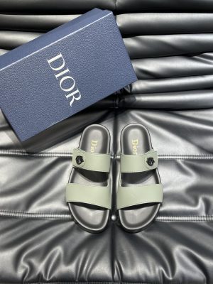 Dio*: Giày dép cổ điển dành cho nam giới, chất liệu cao cấp, nguyên bản, vải vải bông