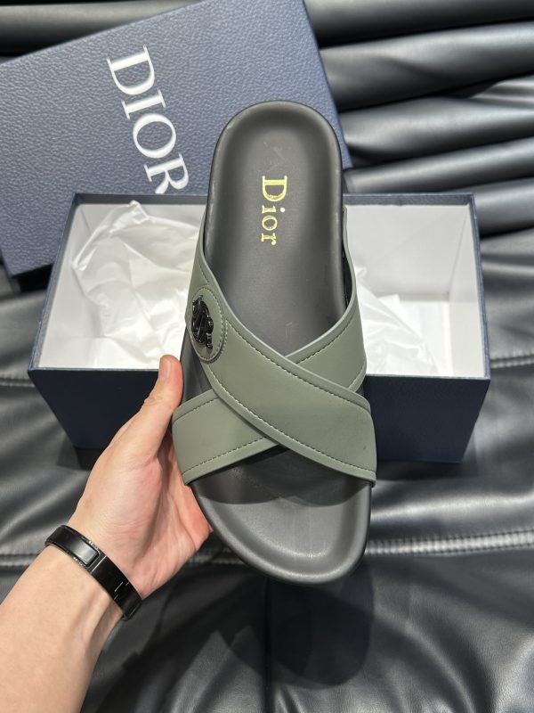 Dio*: Giày dép cổ điển dành cho nam giới, chất liệu cao cấp, nguyên bản, vải vải bông