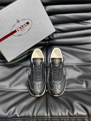 Prada, đôi giày thể thao da người đàn ông mới, cao cấp