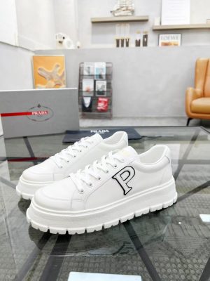 Prada, đôi giày thể thao da người đàn ông mới, cao cấp