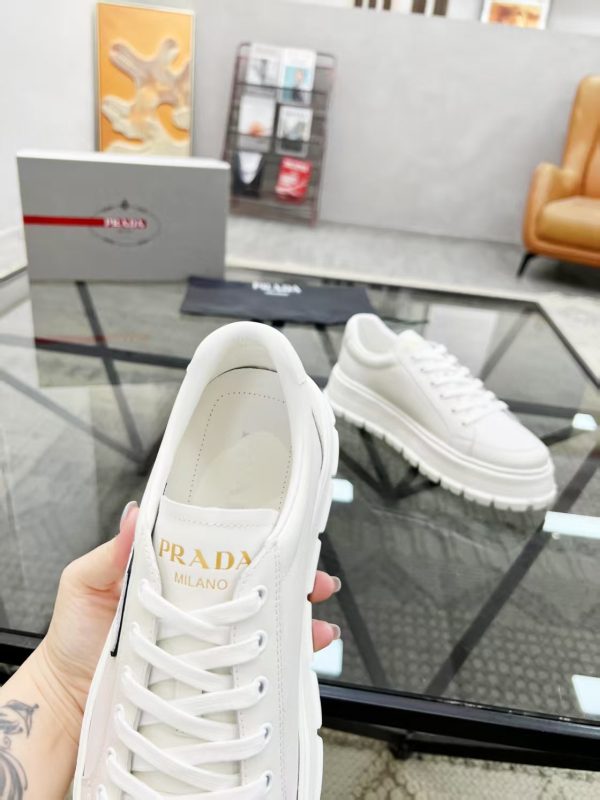 Prada, đôi giày thể thao da người đàn ông mới, cao cấp