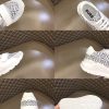 Burberry nâng cao giày thể thao! chất lượng cao, được làm bằng da bò con và vải bố