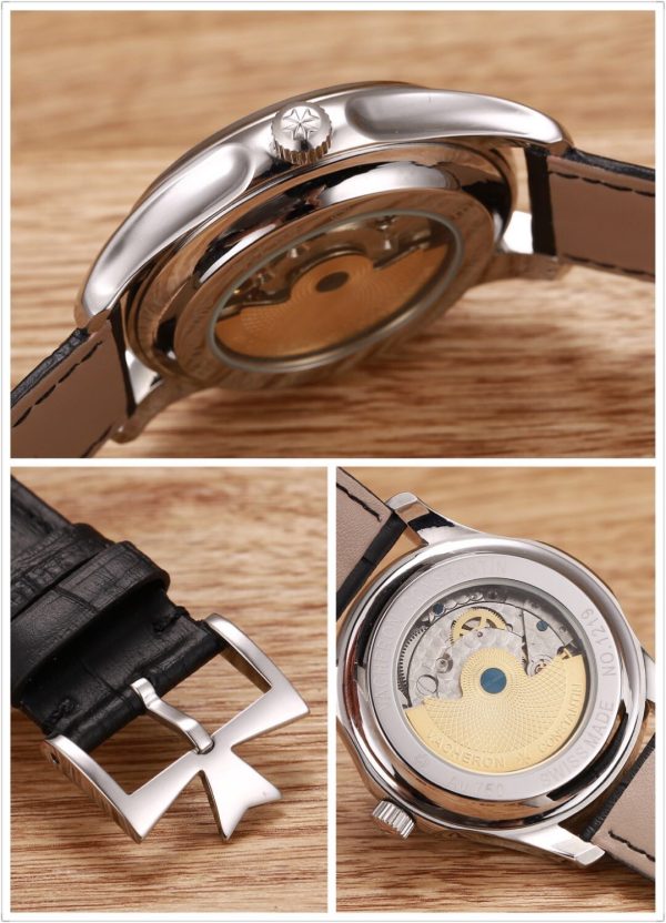 Bộ sưu tập đồng hồ Vacheron Constantin nổi tiếng, da bò con nhập khẩu từ Ý
