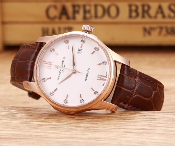 Bộ sưu tập đồng hồ Vacheron Constantin nổi tiếng, da bò con nhập khẩu từ