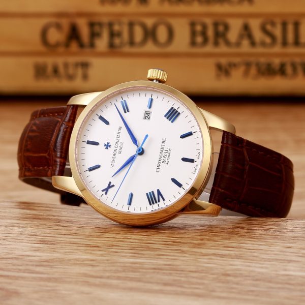 Bộ sưu tập đồng hồ Vacheron Constantin nổi tiếng, da bò con nhập khẩu từ Ý