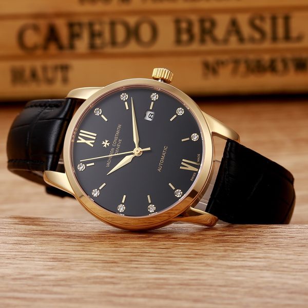 Bộ sưu tập đồng hồ Vacheron Constantin nổi tiếng, da bò con nhập khẩu từ Ý