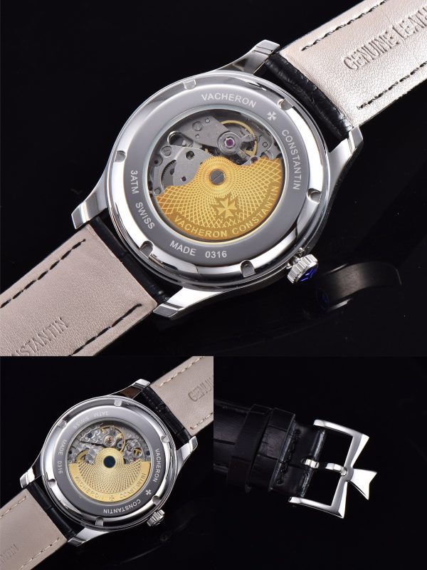 Bộ sưu tập đồng hồ Vacheron Constantin nổi tiếng, da bò con nhập khẩu từ Ý