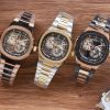 Đồng hồ Patek Philippe, dây đeo đồng hồ da bò thật