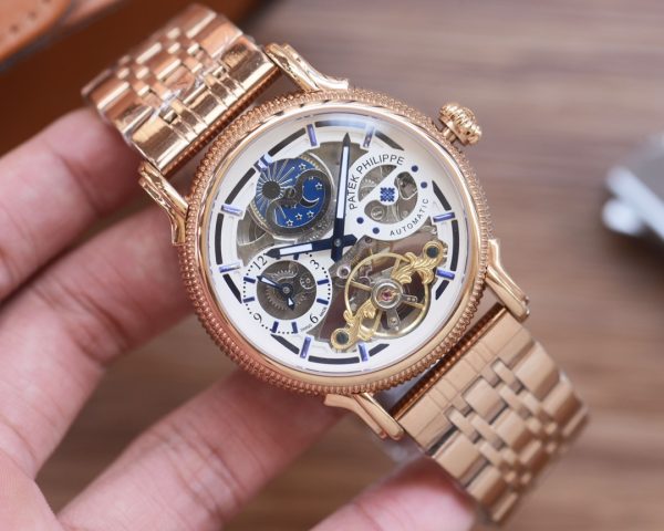 Đồng hồ Patek Philippe, dây đeo đồng hồ da bò thật