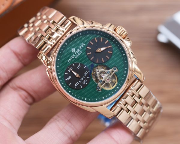 Đồng hồ Patek Philippe, dây đeo đồng hồ da bò thật