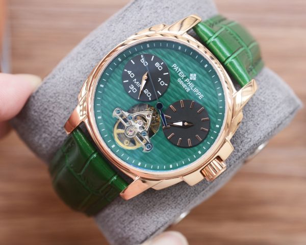 Đồng hồ Patek Philippe, dây đeo đồng hồ da bò thật