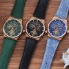 Đồng hồ Patek Philippe, dây đeo đồng hồ da bò thật