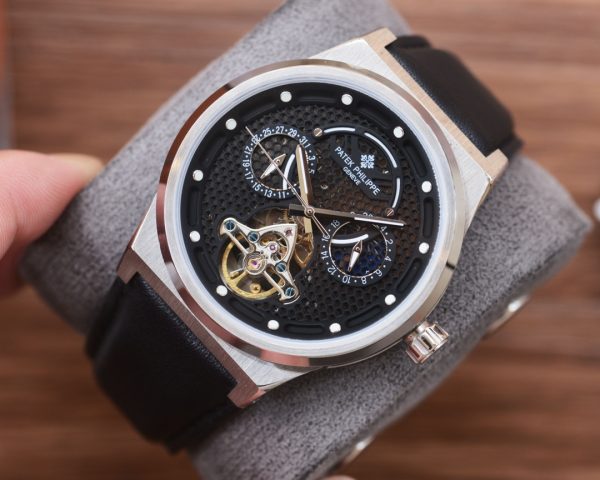 Đồng hồ Patek Philippe, dây đeo đồng hồ da bò thật