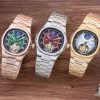 Đồng hồ Patek Philippe, dây đeo đồng hồ da bò thật