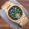 Đồng hồ Patek Philippe, dây đeo đồng hồ da bò thật
