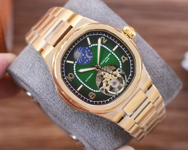 Đồng hồ Patek Philippe, dây đeo đồng hồ da bò thật