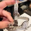 đồng hồ cartier xanh 33mm thạch anh