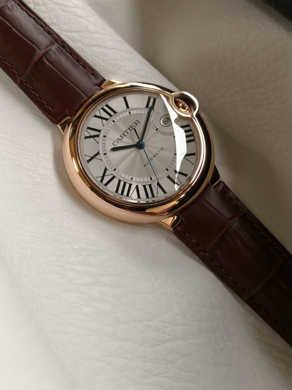 Một quả bóng xanh Cartier, 42mm, đồng hồ cơ khí