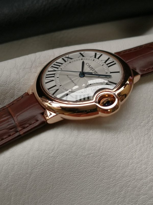 Một quả bóng xanh Cartier, 42mm, đồng hồ cơ khí