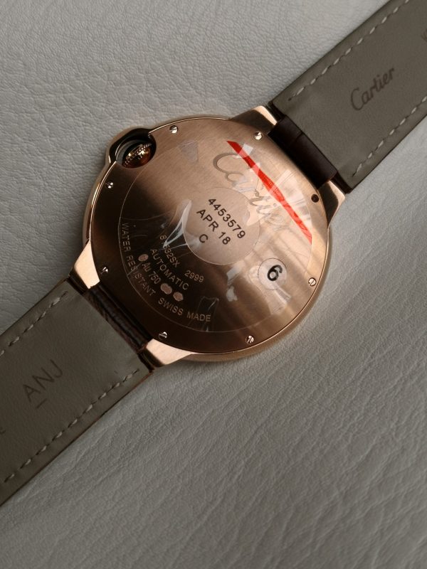 Một quả bóng xanh Cartier, 42mm, đồng hồ cơ khí