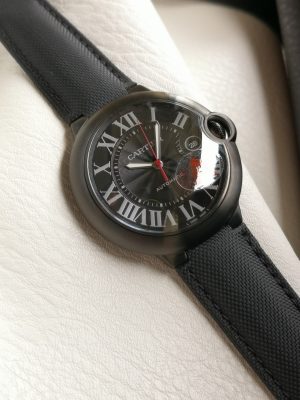 Một quả bóng xanh Cartier, 42mm, đồng hồ cơ khí