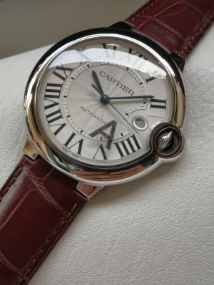 Một quả bóng xanh Cartier, 42mm, đồng hồ cơ khí